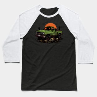 Truck and Zombies Baseball T-Shirt